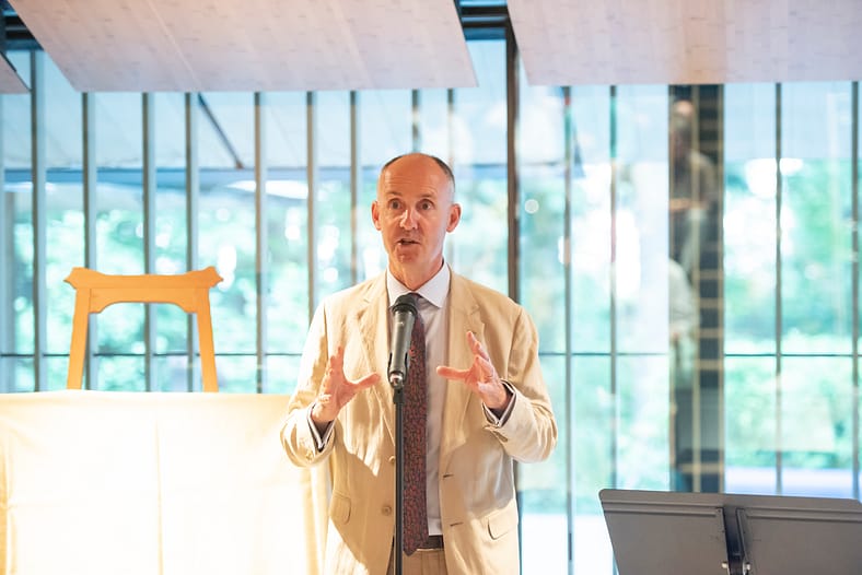 Richard Deverell in Portland Japanese Garden