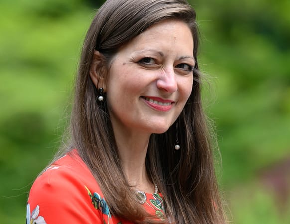 A photo of Lisa Christy, Executive Director of Portland Japanese Garden