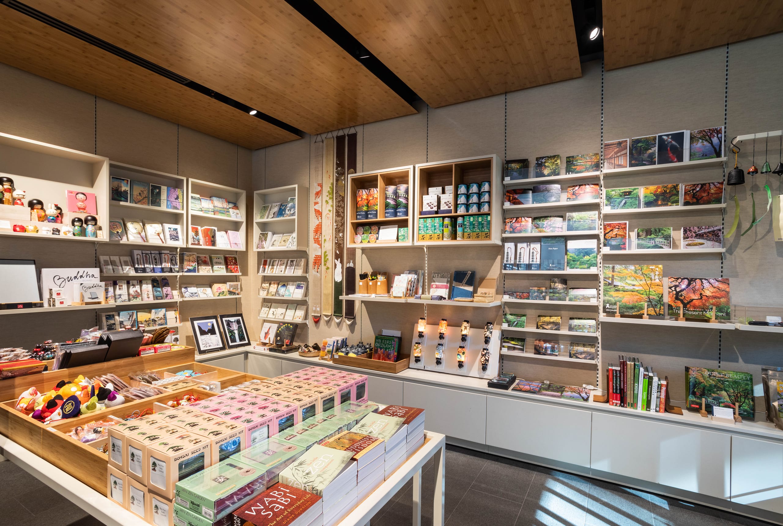 a gift shop with items out for sale