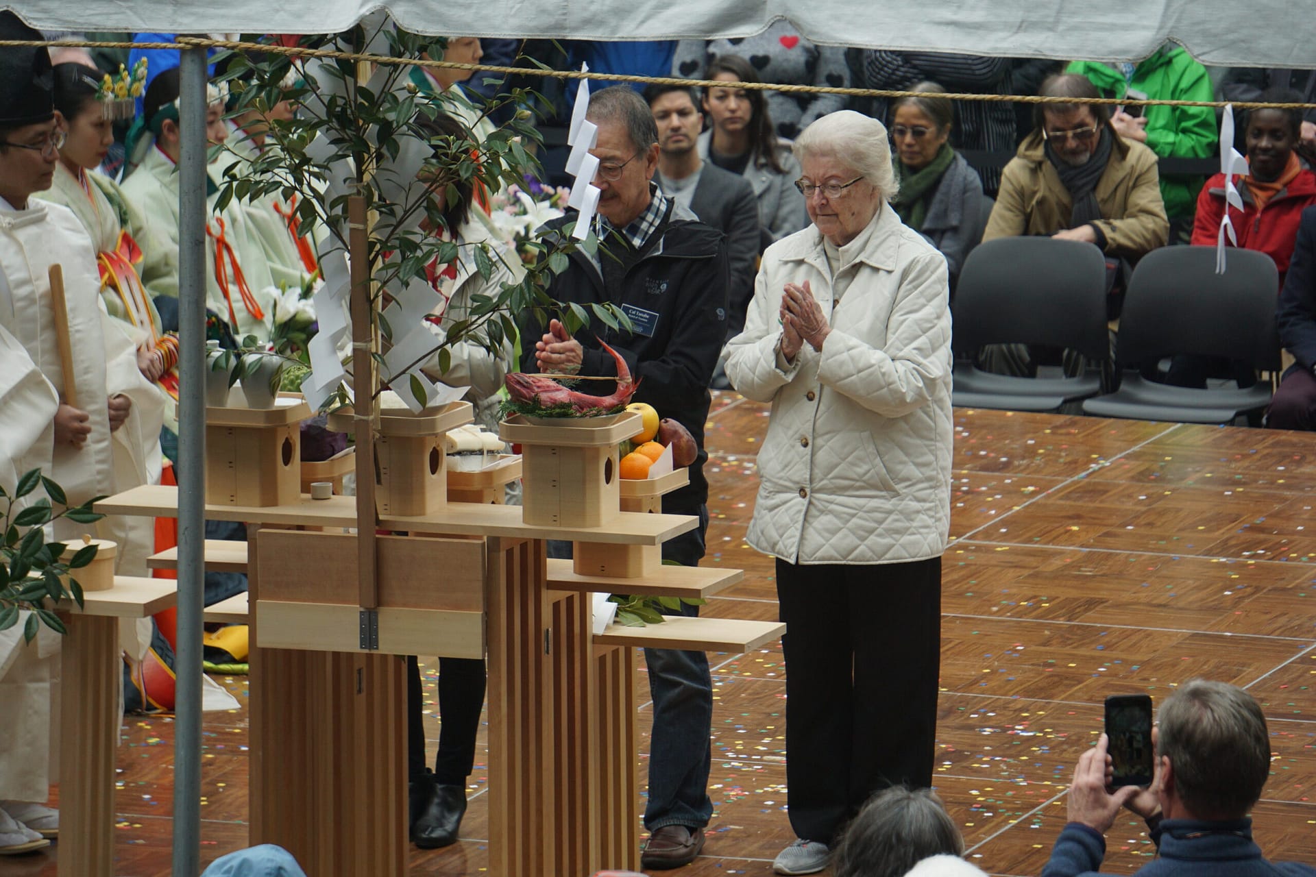 Maggie Drake at a cultural celebration.