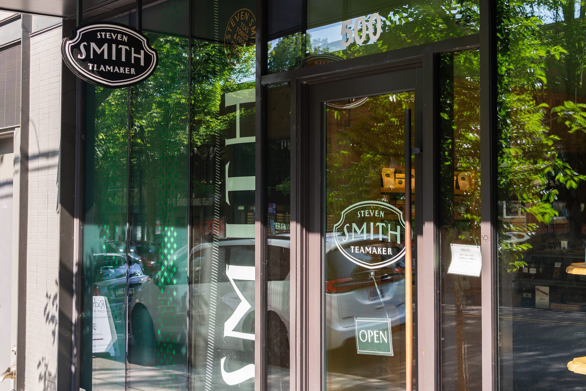 a door to a tasting room