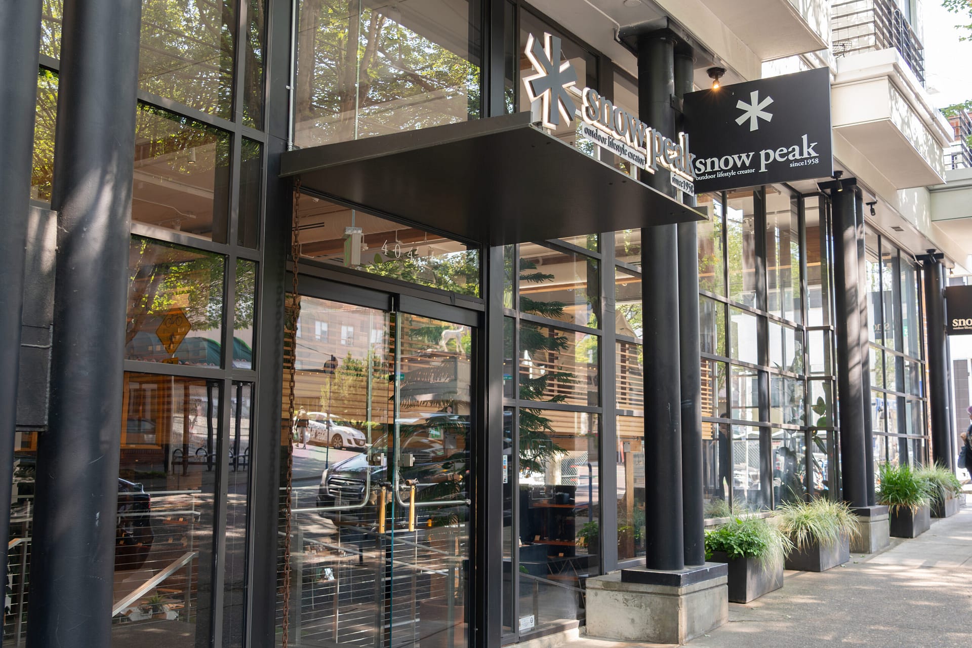 a sporting good store exterior